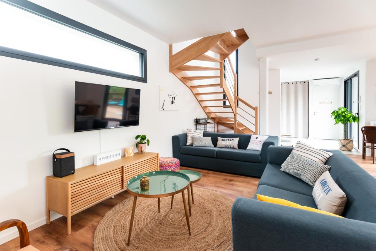 Frenchyhomes☆Villadeluxe☆Plage☆Piscine Andernos-les-Bains Eksteriør billede